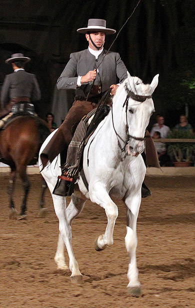 Joaquín Aguilera en Caballeriza Reales de Córdoba. Foto: Ramón Azañón.