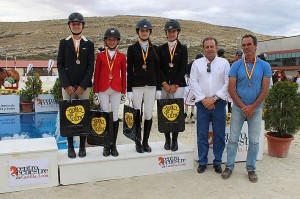 Equipo de Castilla y León-Miraflores, medalla de bronce en Ponis D