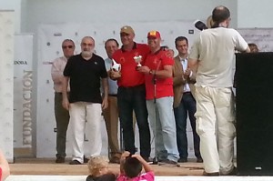 Marcos Márquez y Federico Calzado durante la entrega de premios.
